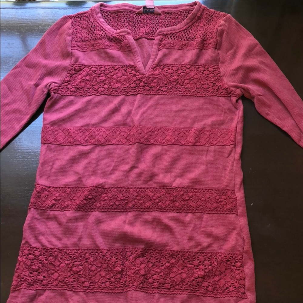 A red top from lucky brand